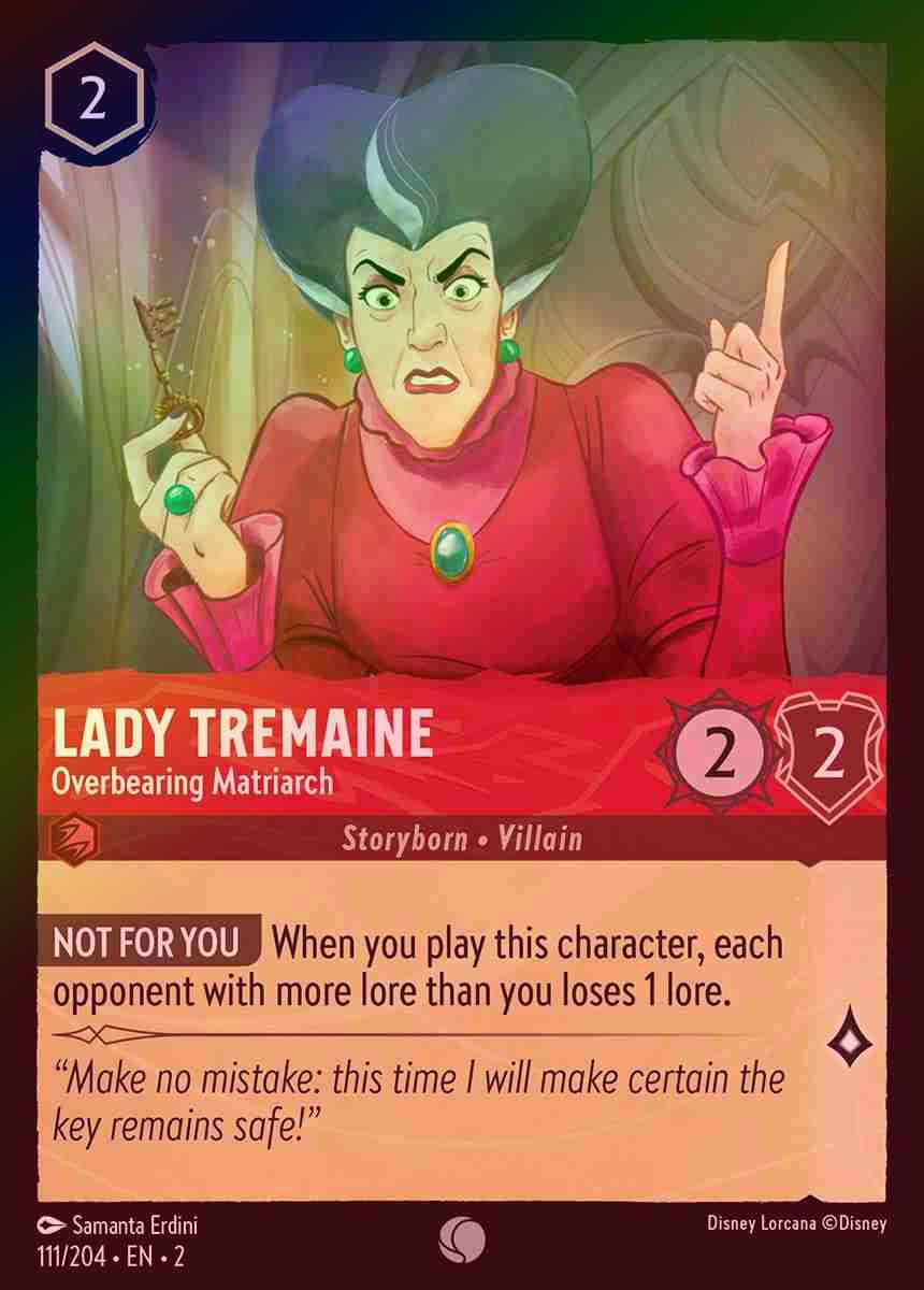 【FOIL】Lady Tremaine - Overbearing Matriarch [ROTF-111/204-C]