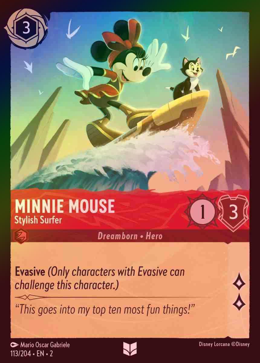 【FOIL】Minnie Mouse - Stylish Surfer [ROTF-113/204-U]