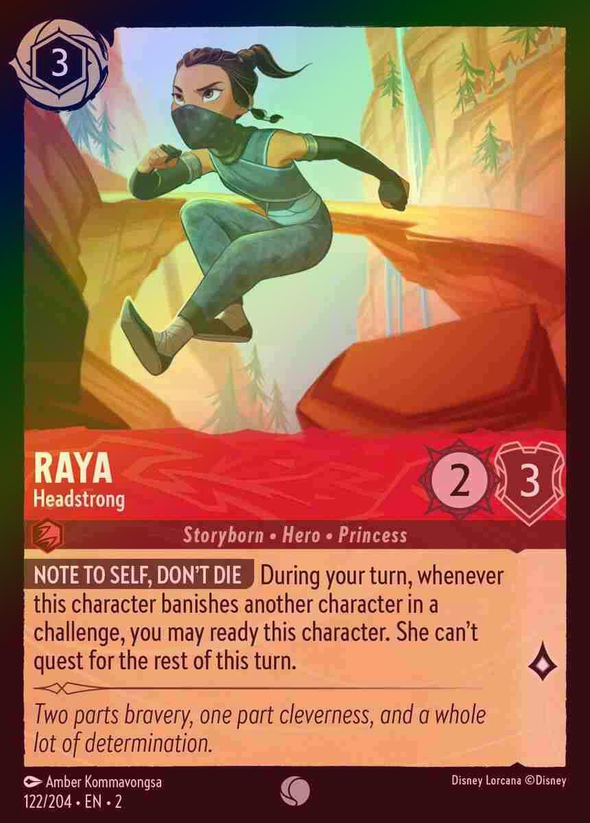 【FOIL】Raya - Headstrong [ROTF-122/204-C]