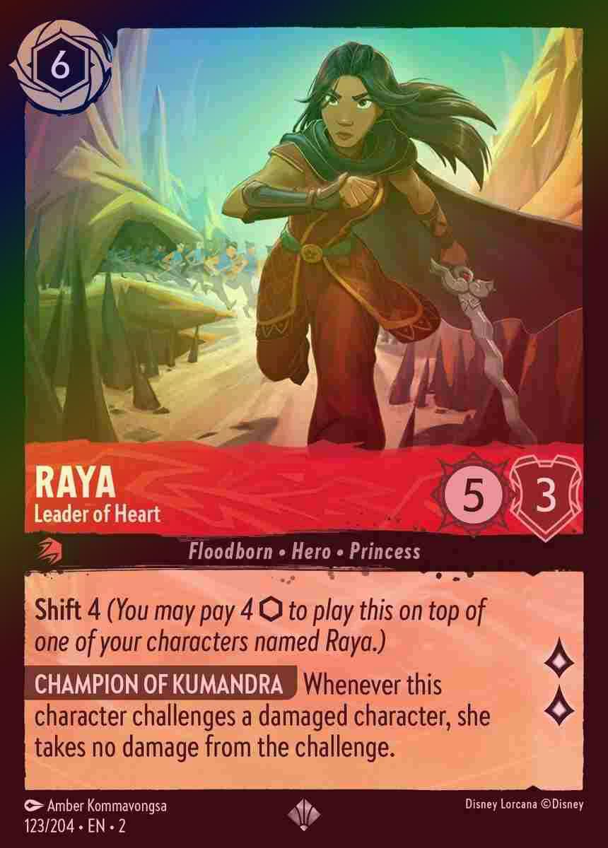 【FOIL】Raya - Leader Of Heart [ROTF-123/204-S]
