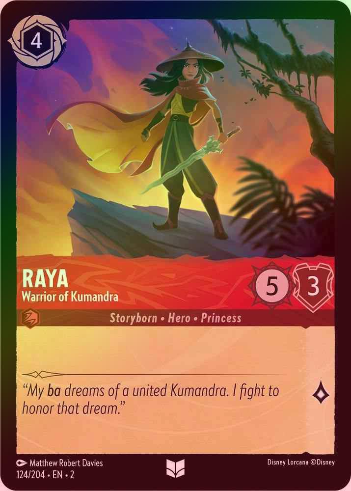 【FOIL】Raya - Warrior of Kumandra [ROTF-124/204-U]