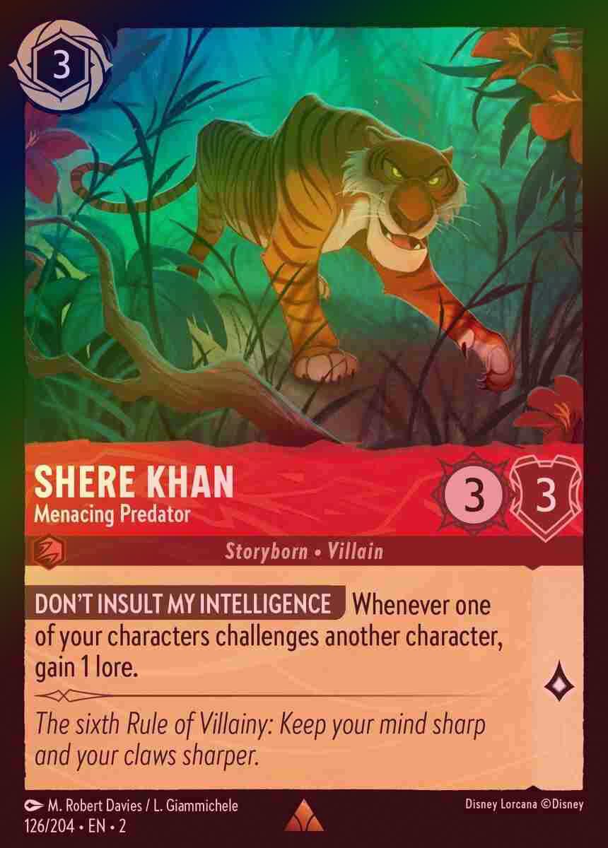 【FOIL】Shere Khan - Menacing Predator [ROTF-126/204-R]