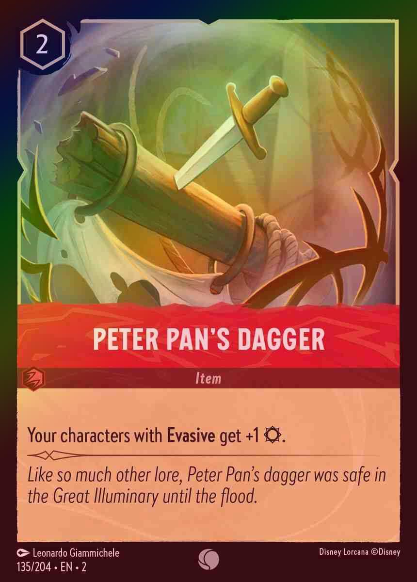 【FOIL】Peter Pan's Dagger [ROTF-135/204-C]