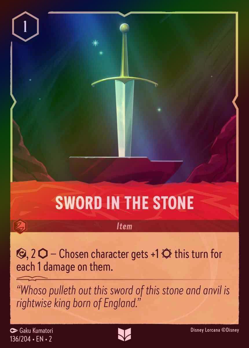 【FOIL】Sword in the Stone [ROTF-136/204-U]