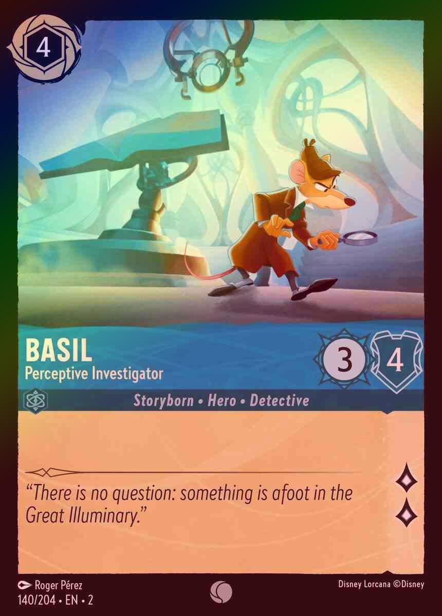 【FOIL】Basil - Perceptive Investigator [ROTF-140/204-C]
