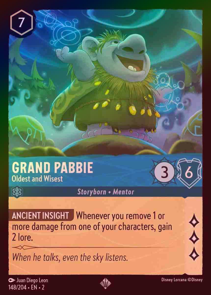【FOIL】Grand Pabbie - Oldest and the Wisest [ROTF-148/204-S]