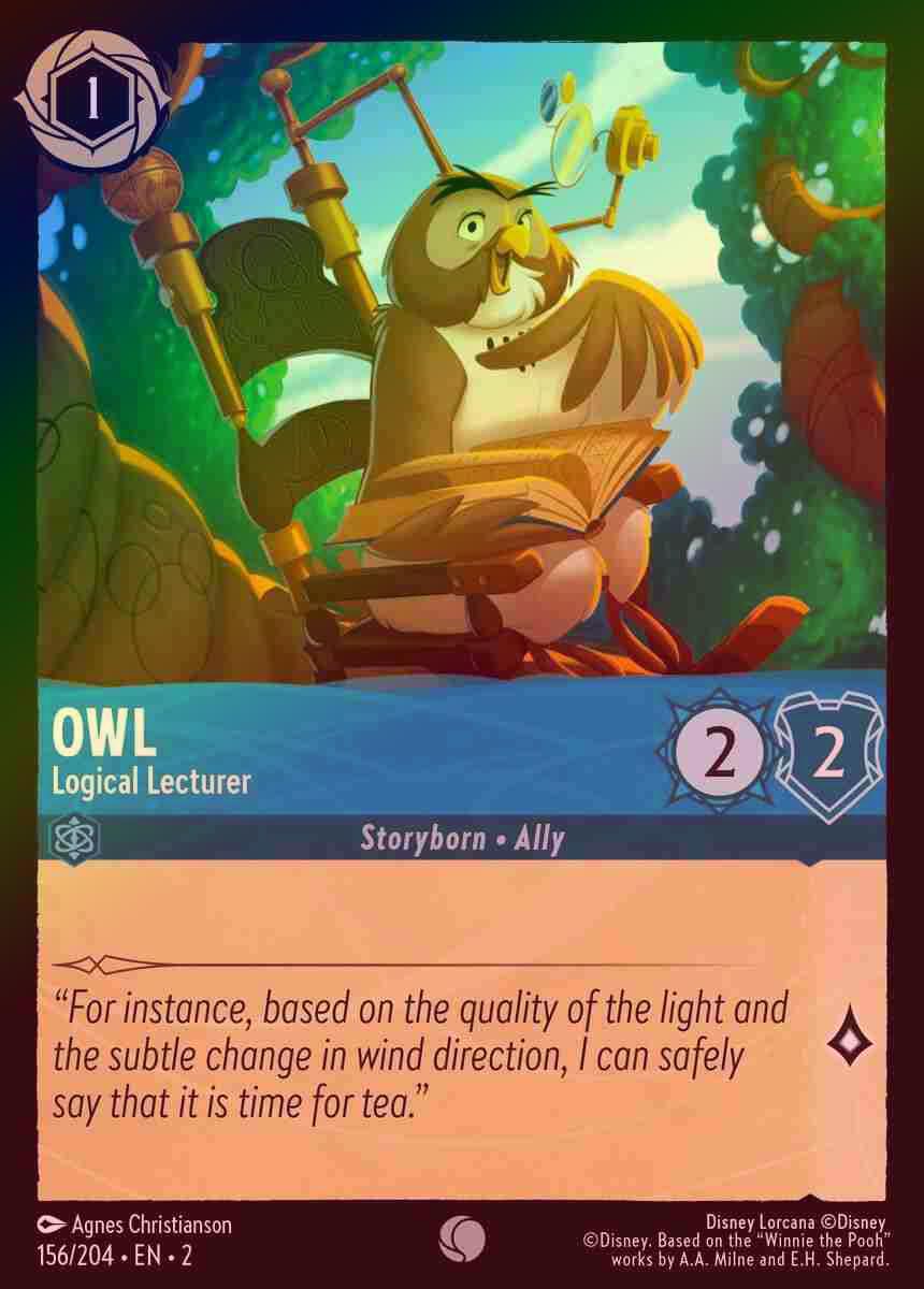 【FOIL】Owl - Logical Lecturer [ROTF-156/204-C]
