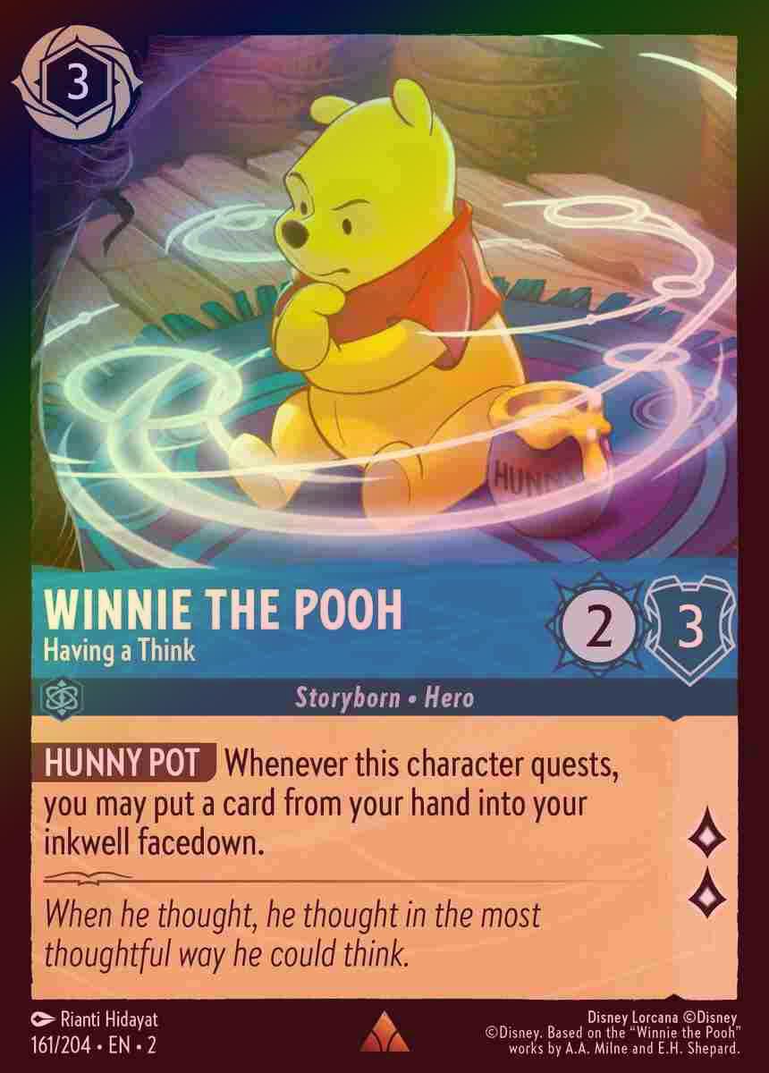 【FOIL】Winnie The Pooh - Having A Think [ROTF-161/204-R]
