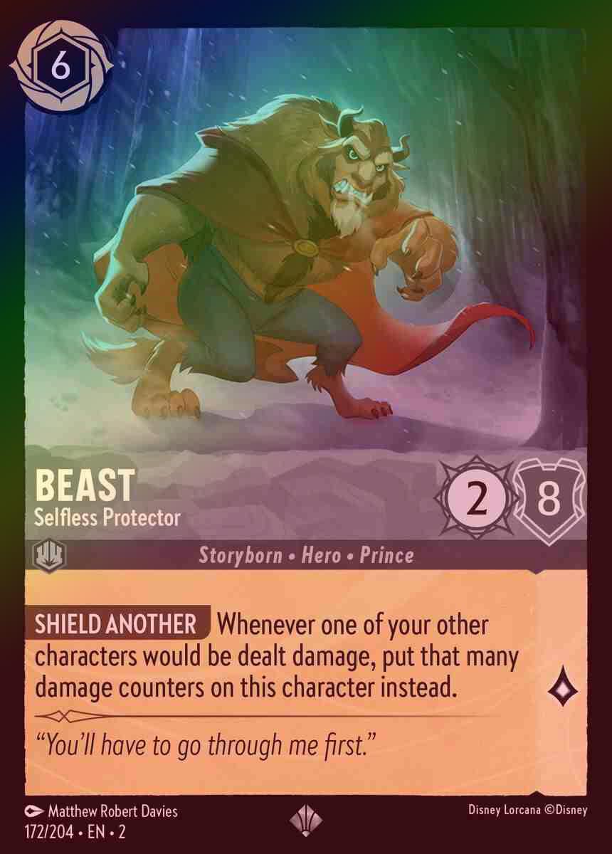 【FOIL】Beast - Selfless Protector [ROTF-172/204-S]