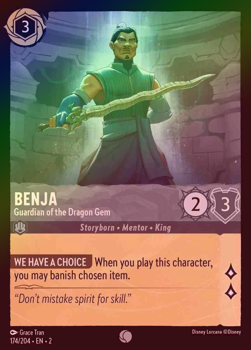 【FOIL】Benja - Guardian of the Dragon Gem [ROTF-174/204-C]