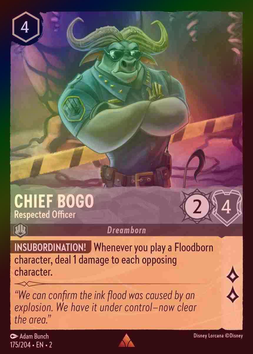【FOIL】Chief Bogo - Respected Officer [ROTF-175/204-R]