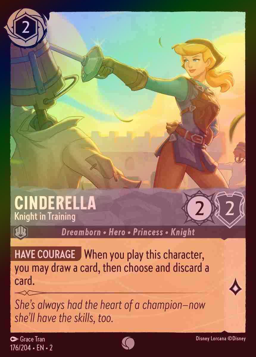 【FOIL】Cinderella - Knight in Training [ROTF-176/204-C]