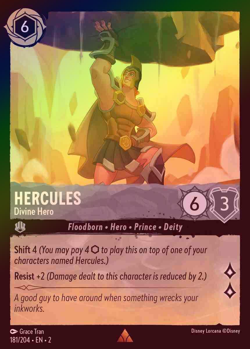 【FOIL】Hercules - Divine Hero [ROTF-181/204-R]