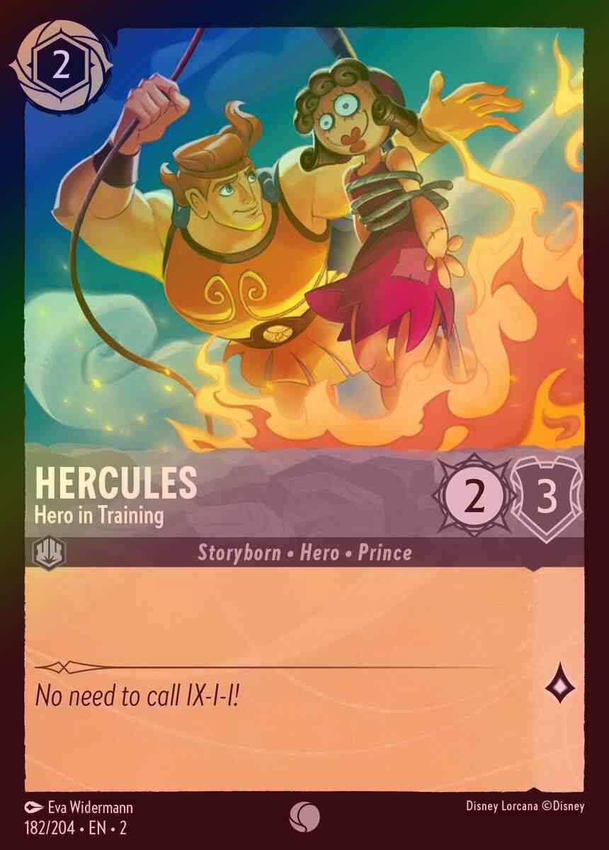【FOIL】Hercules - Hero In Training [ROTF-182/204-C]