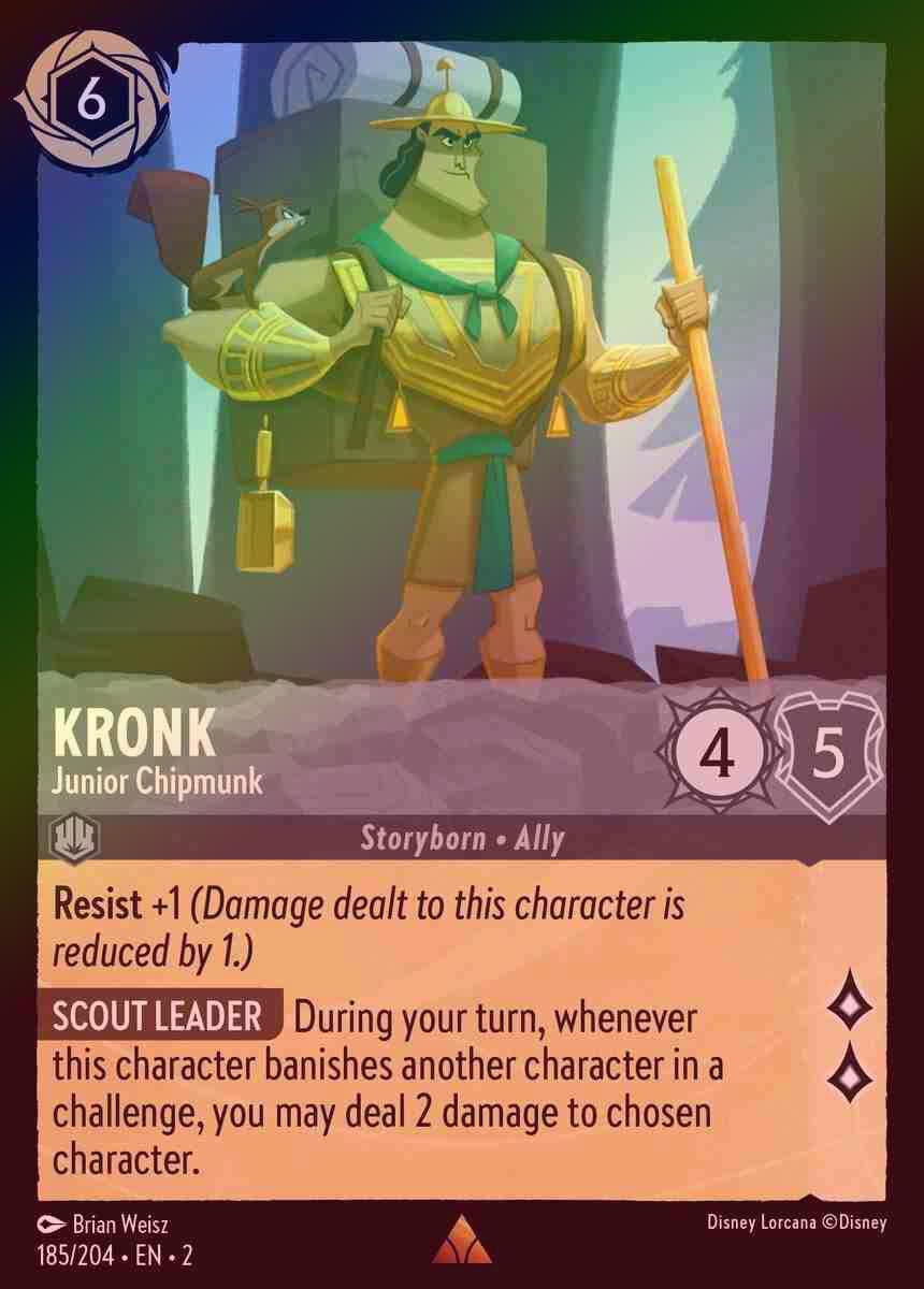 【FOIL】Kronk - Junior Chipmunk [ROTF-185/204-R]