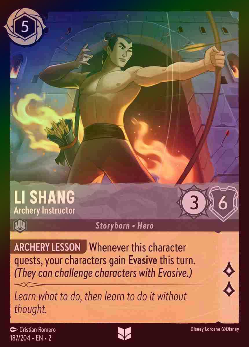 【FOIL】Li Shang - Archery Instructor [ROTF-187/204-U]