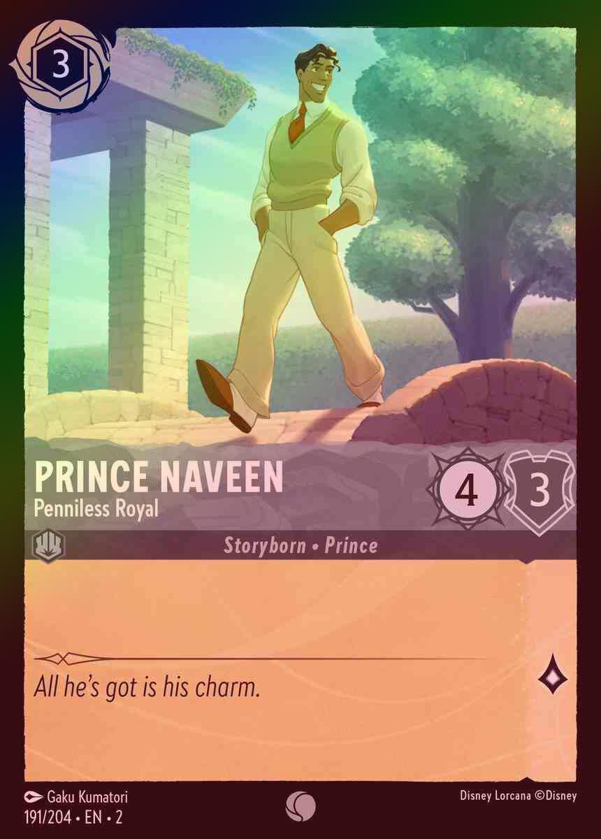 【FOIL】Prince Naveen - Penniless Royal [ROTF-191/204-C]