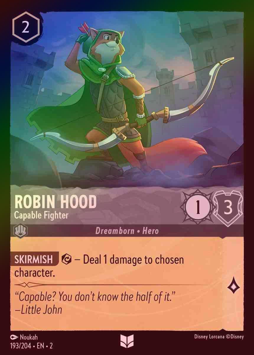 【FOIL】Robin Hood - Capable Fighter [ROTF-193/204-U]
