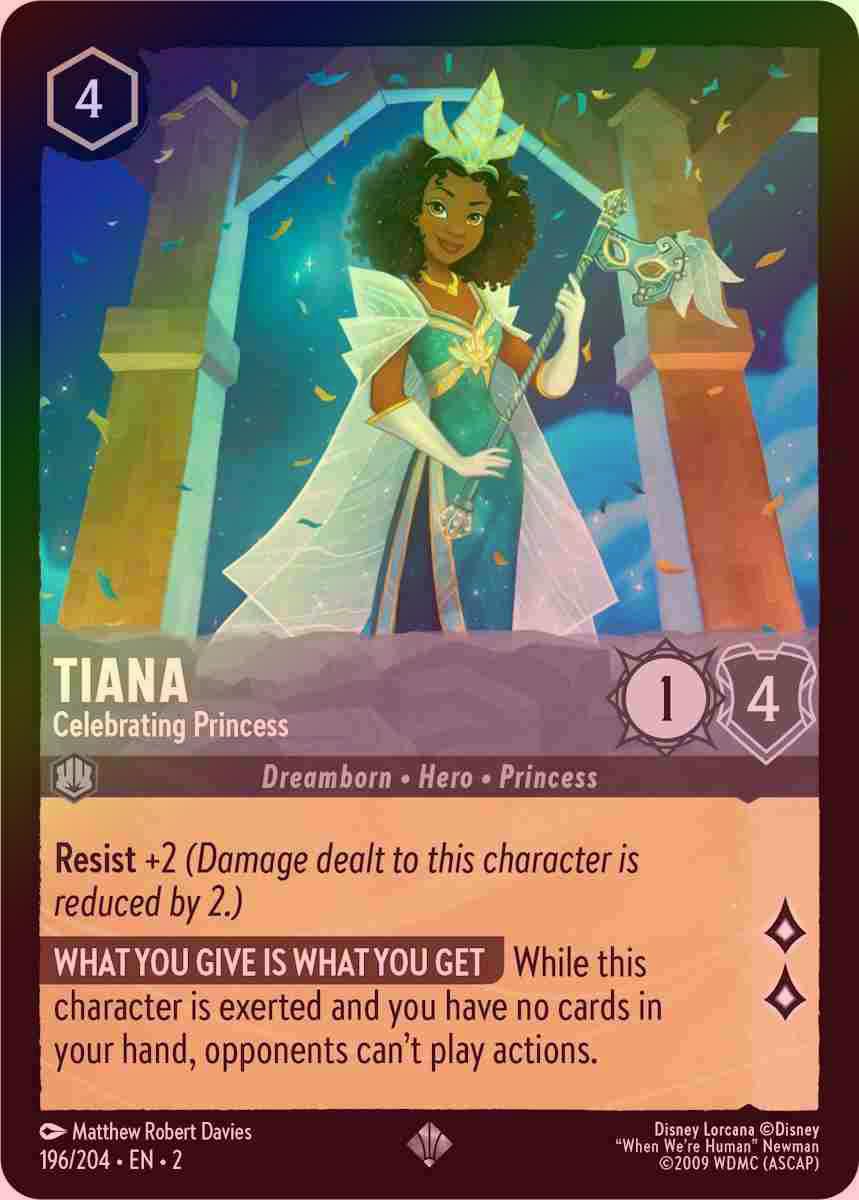 【FOIL】Tiana - Celebrating Princess [ROTF-196/204-S]