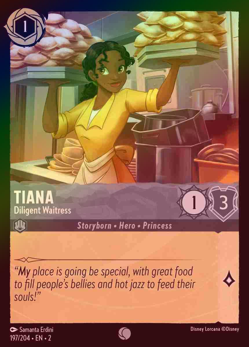 【FOIL】Tiana - Diligent Waitress [ROTF-197/204-C]