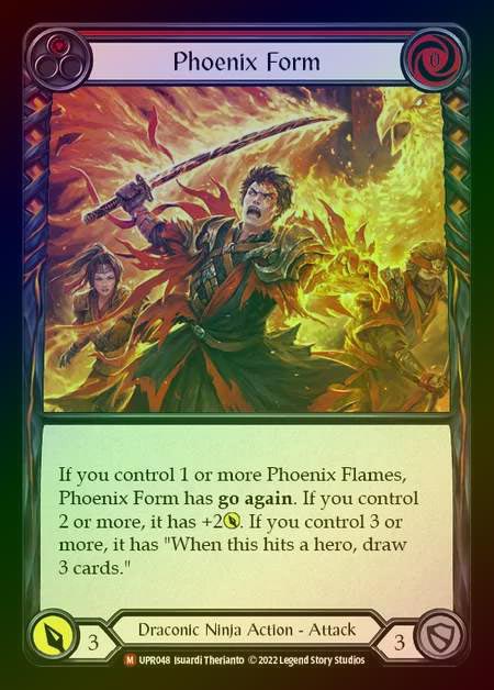 【RF】[Draconic Ninja] Phoenix Form [UPR048-M] Rainbow Foil