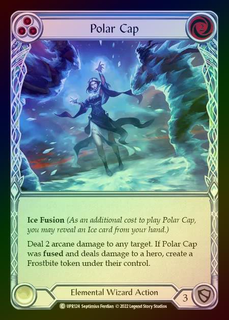 【RF】[Elemental Wizard] Polar Cap [UPR124-C] (blue) Rainbow Foil