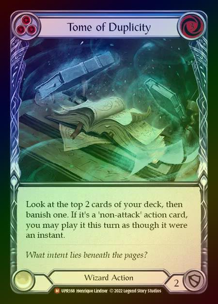【RF】[Wizard] Tome of Duplicity [UPR168-M] Rainbow Foil