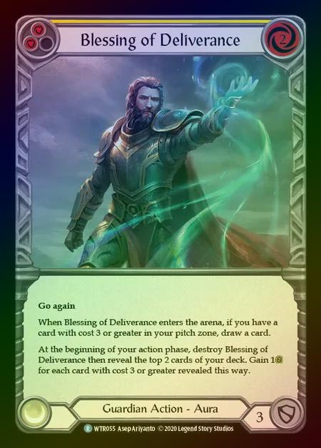 【RF】[Guardian] Blessing of Deliverance [U-WTR055-R] (yellow) Rainbow Foil
