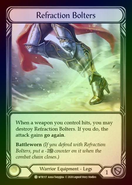 【RF】[Warrior] Refraction Bolters [U-WTR117-C] Rainbow Foil