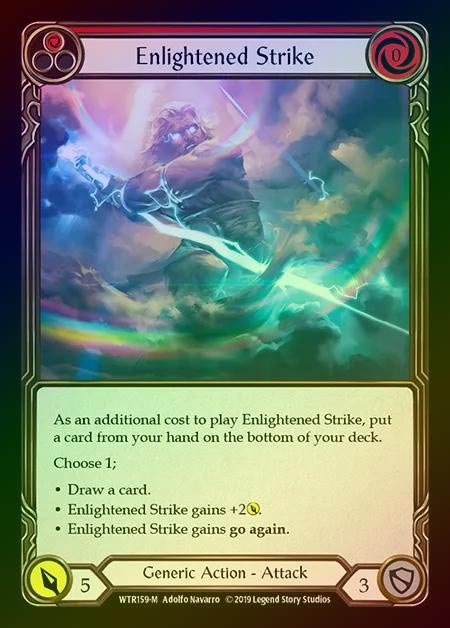 【RF】[Generic] Enlightened Strike [1st-WTR159-M] Rainbow Foil