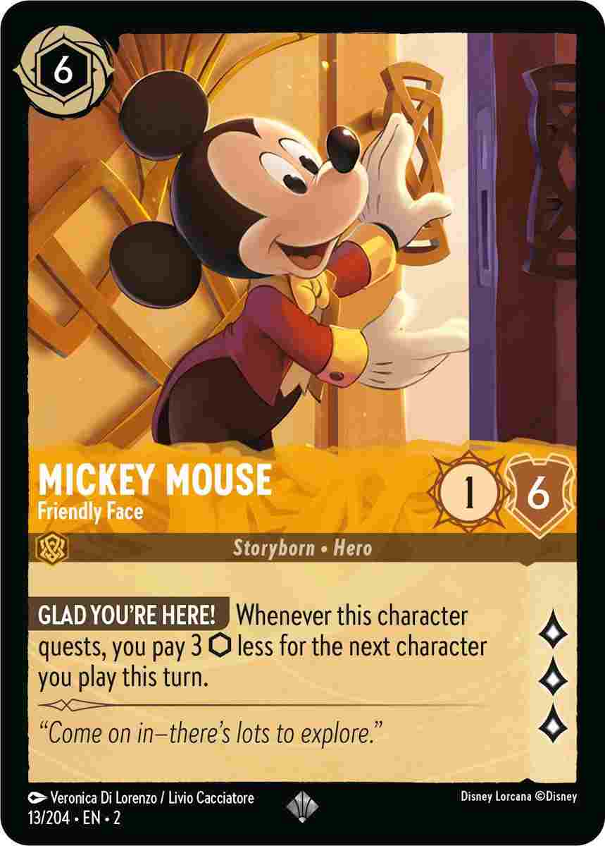 Mickey Mouse - Friendly Face [ROTF-013/204-S]