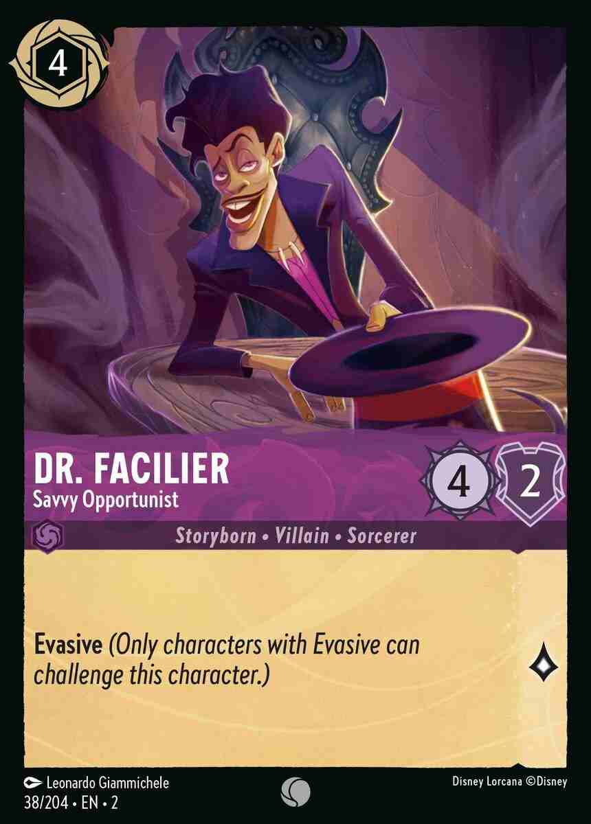 Dr. Facilier - Savvy Opportunist [ROTF-038/204-C]