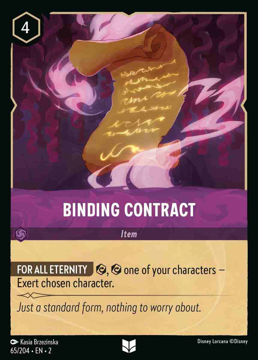 Binding Contract [ROTF-065/204-U]