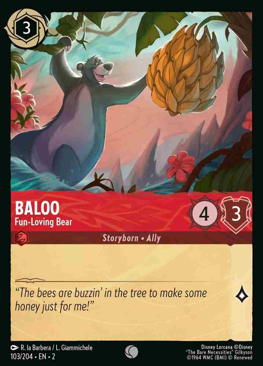 Baloo - Fun-Loving Bear [ROTF-103/204-C]