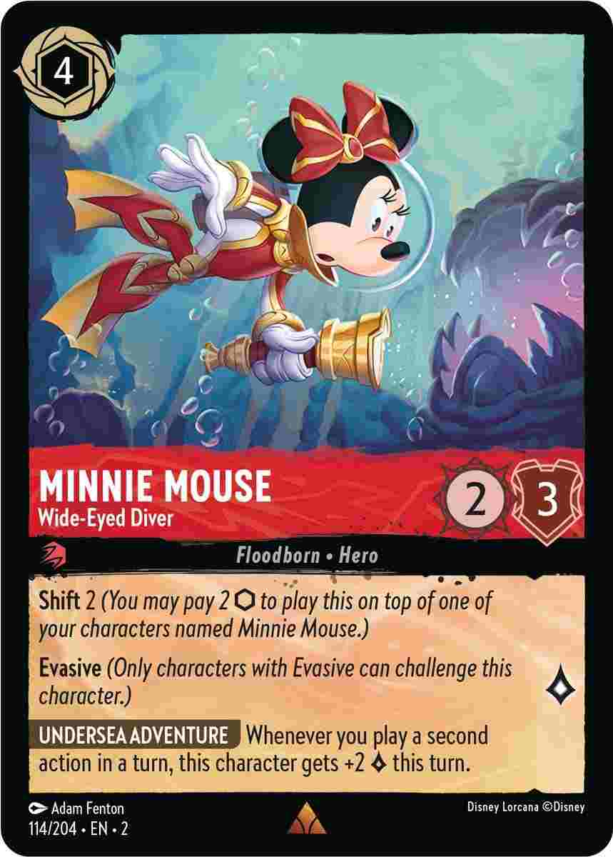 Minnie Mouse - Wide-Eyed Diver [ROTF-114/204-R]