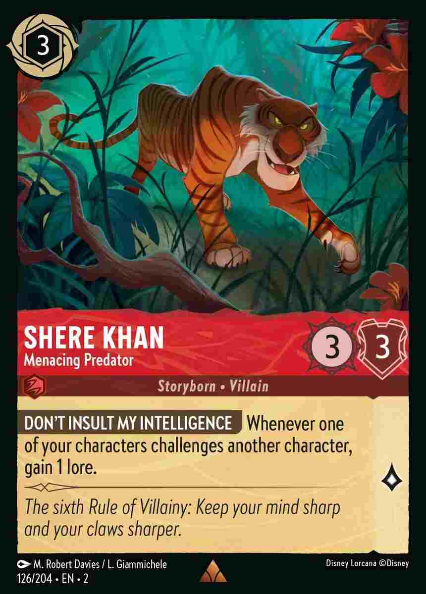 Shere Khan - Menacing Predator [ROTF-126/204-R]