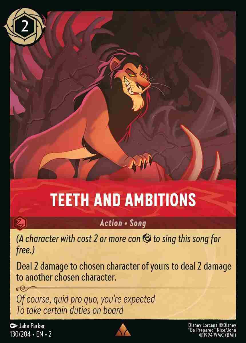 Teeth and Ambitions [ROTF-130/204-R]