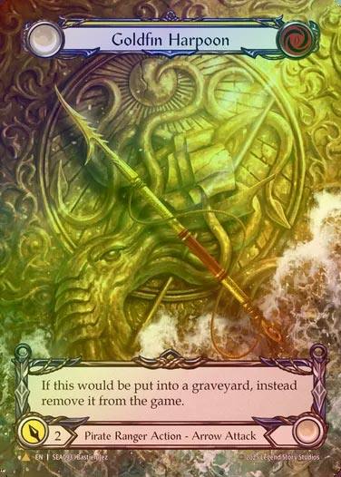 【CF】【EN】[Pirate Ranger] 金鰭の銛/Goldfin Harpoon (Extended Art) [SEA093-Marvel]