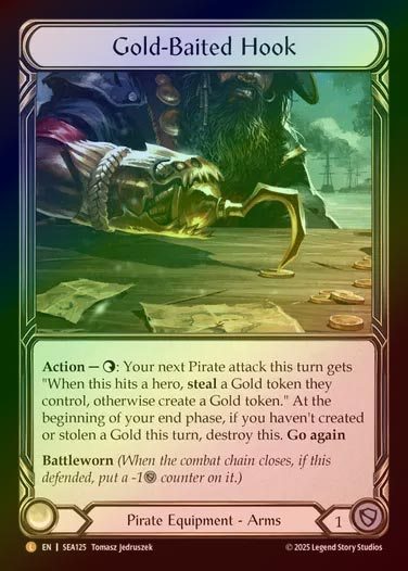 【CF】【EN】[Pirate] 黄金のフック/Gold-Baited Hook [SEA125-L]