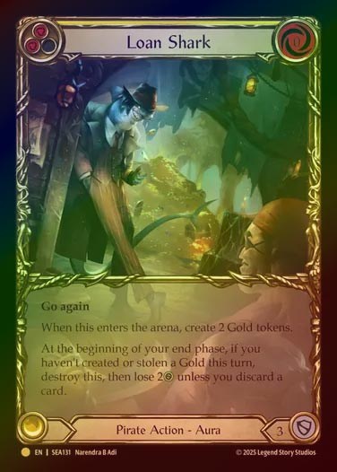 【CF】【EN】[Pirate] 闇金鮫/Loan Shark (Extended Art) [SEA131-M]
