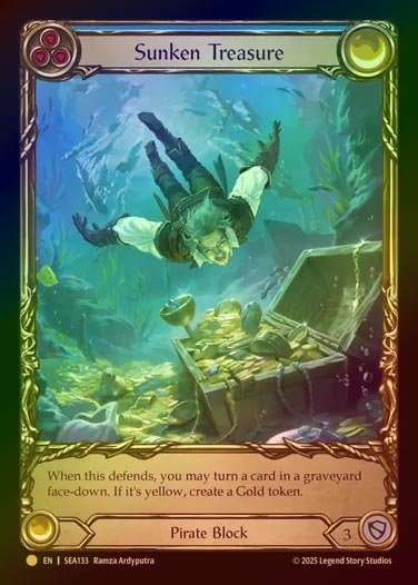 【CF】【EN】[Pirate] 海底の財宝/Sunken Treasure (Extended Art) [SEA133-M]