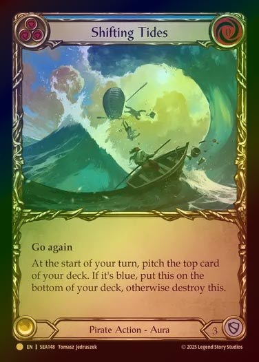 【CF】【EN】[Pirate] 急変する潮流/Shifting Tides (blue)  [SEA148-R]
