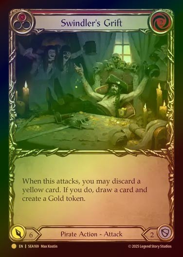 【CF】【EN】[Pirate] 海賊の一仕事/Swindler's Gift (red)  [SEA169-C]