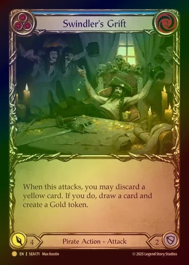 【CF】【EN】[Pirate] 海賊の一仕事/Swindler's Gift (blue)  [SEA171-C]
