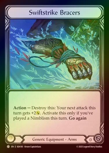 【CF】【EN】[Generic] 速撃の腕甲/Swiftstrike Bracers [SEA183-C]