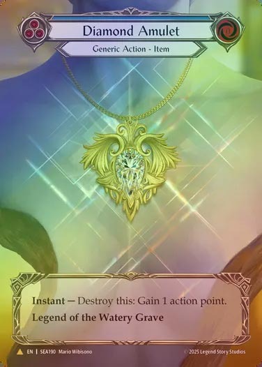 【CF】【EN】[Generic] ダイヤモンドのアミュレット/Diamond Amulet (Extended Art) [SEA190-Marvel]