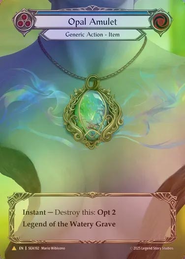 【CF】【EN】[Generic] オパールのアミュレット/Opal Amulet (Extended Art) [SEA192-Marvel]