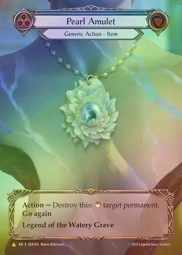 【CF】【EN】[Generic] 真珠のアミュレット/Pearl Amulet (Extended Art) [SEA193-Marvel]