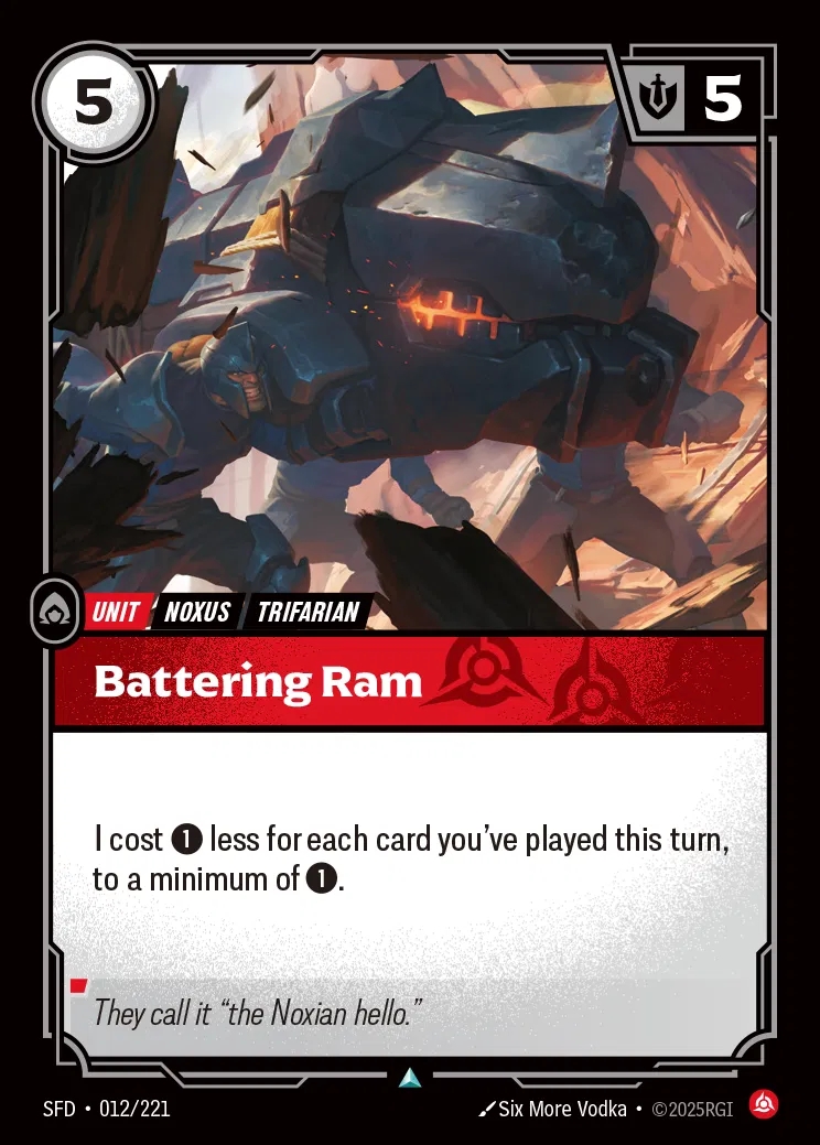 [Fury] Battering Ram [SFD-012-U]