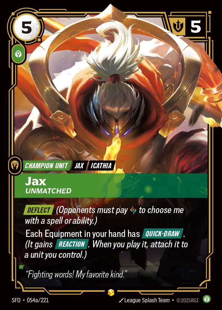【Showcase】[Calm] Jax, Unmatched [SFD-054a-Showcase]